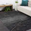 Tapis noir / gris Ioan-308345101