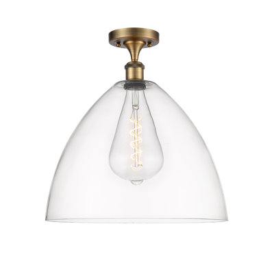 Plafonnier semi-encastré 1 lumière