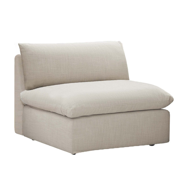 Fauteuil rembourré 80,9 po Annabella, Tissage performant en lin Effie