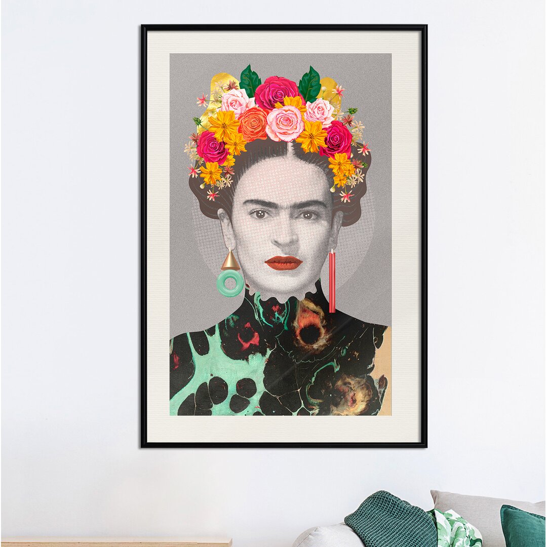 Gerahmter Grafikdruck Charismatic Frida