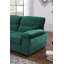 Canapé-lit modulaire réversible en tissu de velours vert Kipling-121052244-121052246