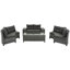 8-Pieces Outdoor Wicker Round Sofa Set