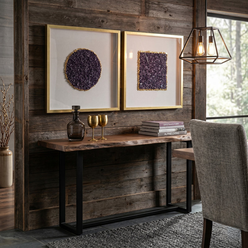 Glam Wall Decor on Solid Wood