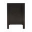 Table de chevet élégamment conçue en noir chic-409491605