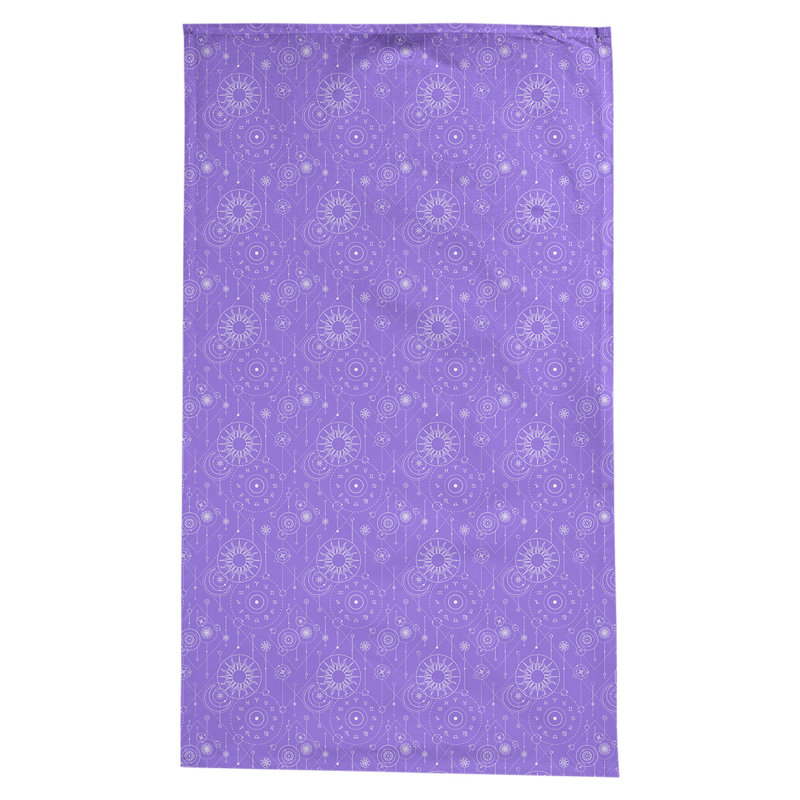 Leffel Astrology Pattern Tablecloth, Purple