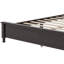 Structure de lit plateforme, lit plateforme de style rétro avec support en lattes de bois-1387452021-1387452016