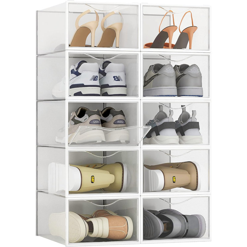 Boîte de rangement 10 chaussures empilables