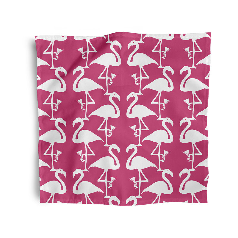 Corydon Polyester Tropical Napkins, White