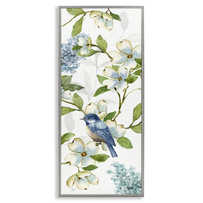 Fleurs de cornouiller et art giclée d'oiseaux par Nan