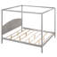 Lit plateforme à baldaquin avec tête de lit et pieds de support Shylla-865385772-865385775
