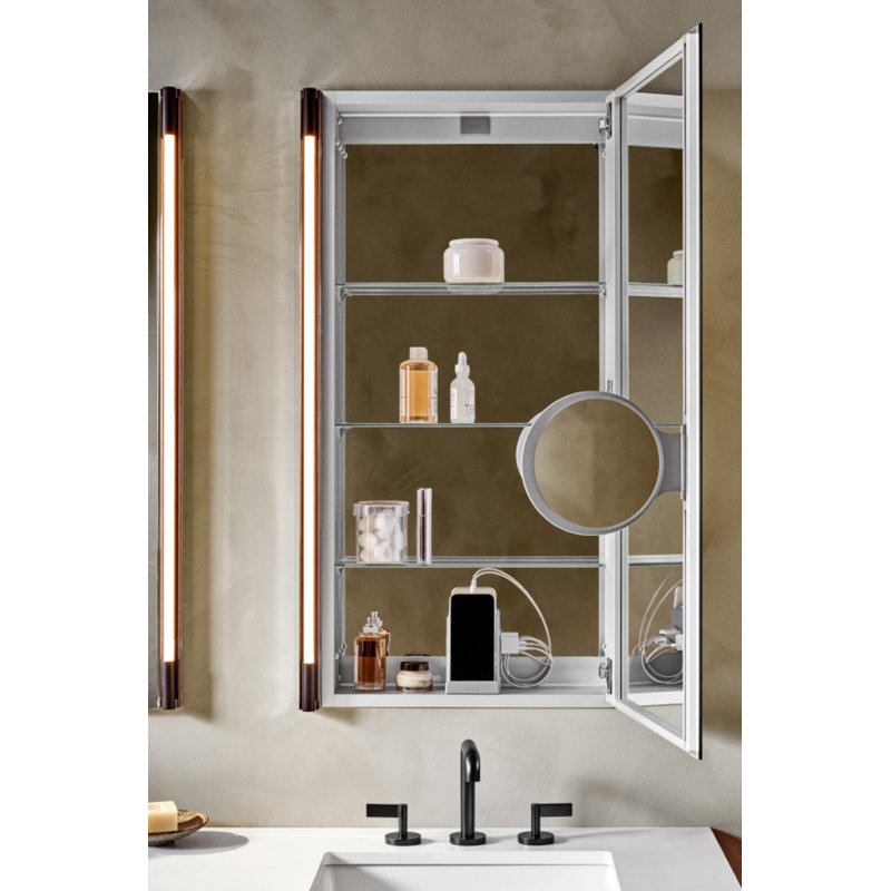 Armoire PL Portray, H 39,38 po x l 23,25 po x P 4 po, Bords polis