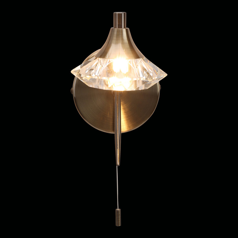 Greenhaw Armed Sconce, Antique Brass