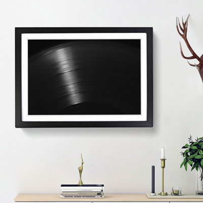 Grooves of the Vinyl Record - Picture Frame Photograph Print