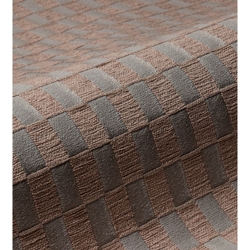 Tissu Bloom Damier, Couleur chair naturelle