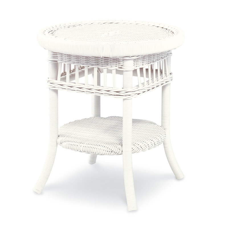 Thomas O'Brien Outdoor Round Side Table, Chalk White