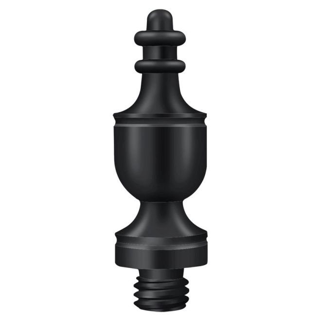 Deltana DSUT19 Urn Tip in Paint Black, Painted Black
