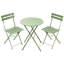 Ensemble de bistro pliant en acier 3 pièces-1927381176