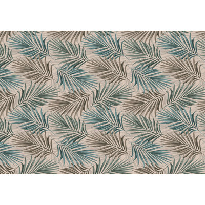 Papier peint botanique - Motif de feuille répétitif