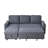 Comtable Linen L-Shaped Combo Sofa Sofa Bed