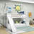 Lavedan Twin Over Twin Standard Bunk Bed with Slide and Shelf-899553904