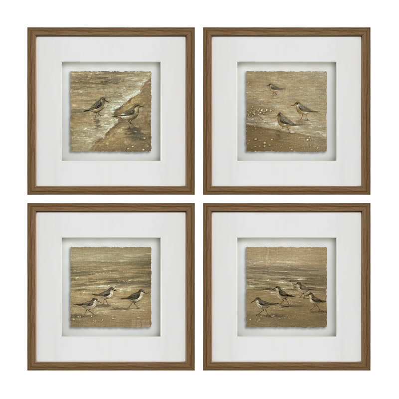 Collier, ensemble d'art mural encadré 4 pièces