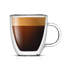 Tasses à café espresso en verre à double paroi JoyJolt Savour, 5,4 oz