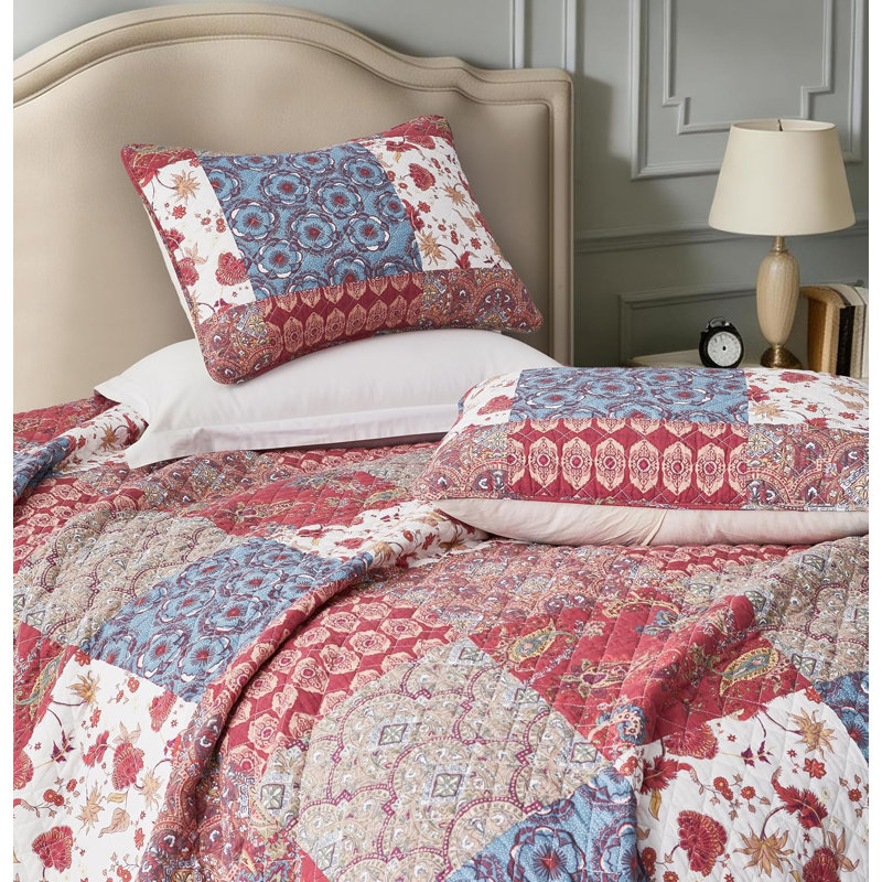 Ensemble de courtepointe en coton Rowan, King