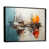 Black Floater Framed