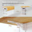 Îlot de cuisine avec 2 tabourets de bar, prise de courant, support de rangement interne pour porte, chariot de rangement de cuisine sur 5 roulettes avec abattant, 5 supports latéraux ouverts, 3 tiroirs, pour la cuisine, la salle à manger-2118279027