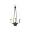 Hennin 3 - Light LED Armed Sconce