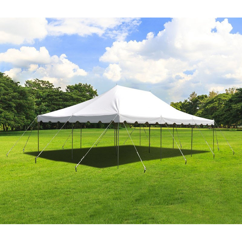 20' x 30' Weekender Pole Party Tent, White, 20 ft x 30 ft, White