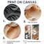 «Beige et orange Custards Collage I», art mural abstrait grand-736532246-736532247-736532241
