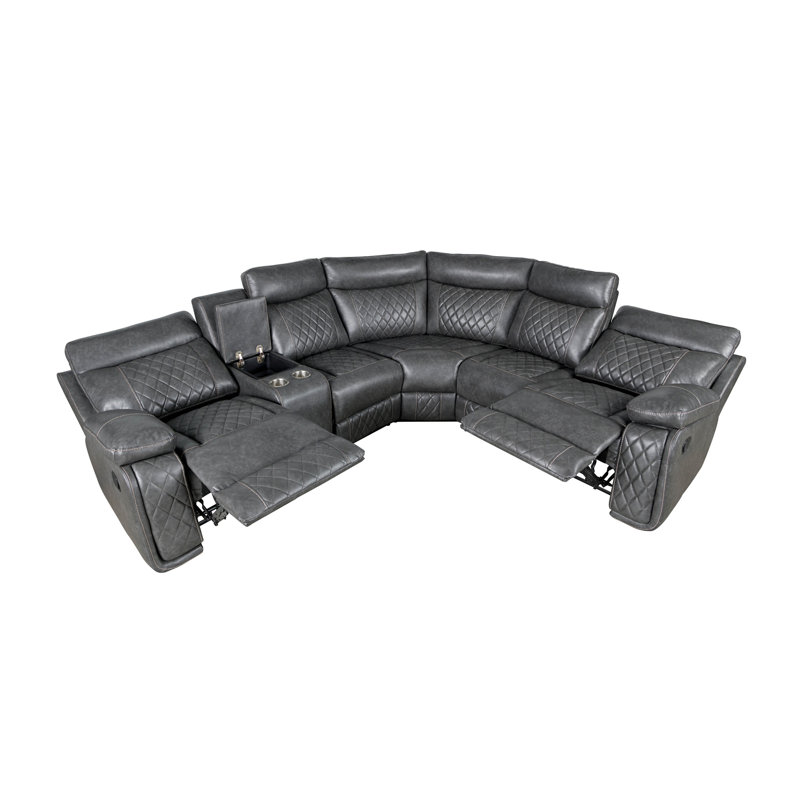 Fauteuil inclinable manuel de cinéma maison avec porte-gobelet