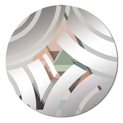 Miroir décoratif géométrique