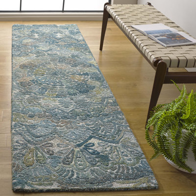 Loura Hand Tufted Performance Floral Rug