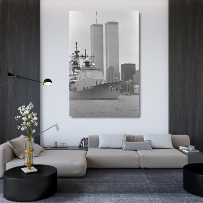 New York City Twin Towers Skyline