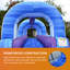 Glissade d'eau pour enfants et adultes (avec souffleur) JumpOrange Mermaid