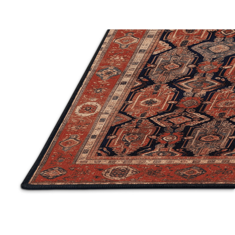 Tapis brun lavable à la machine
