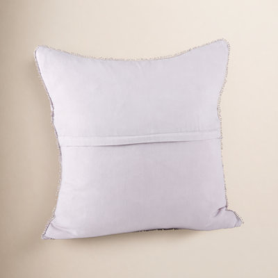 Garter Pom-poms Linen Throw Pillow