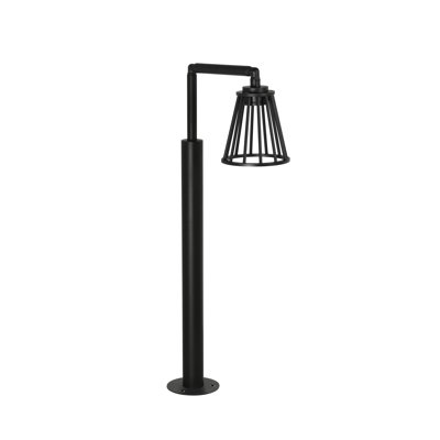 Black Integrated LED Metal Bollard Light