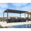 15 pi L 11,5 pi. Pergola à persiennes en aluminium