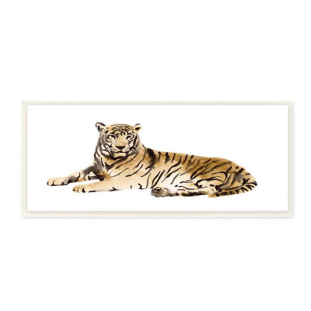 World Menagerie Vinnie Prowling Bengal Tiger Figurine & Reviews | Wayfair