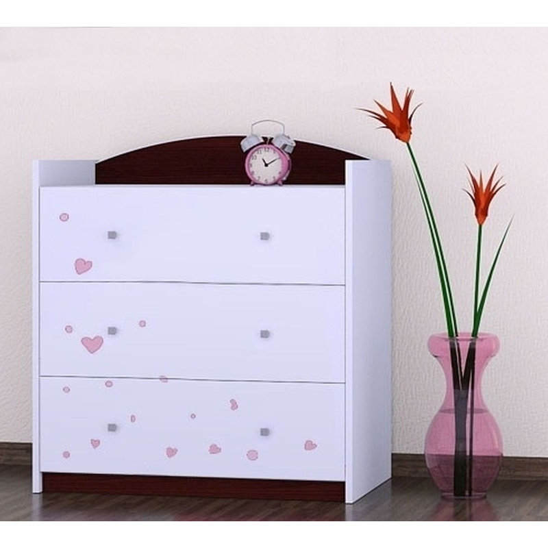 Nicastro Kids 3 - Drawer Chest, Dark Brown