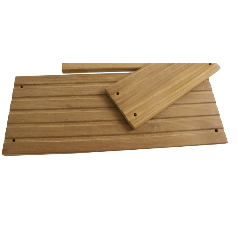 Planche de terrasse en bois 11,5 po x 4,75 po brun clair Flooring, L 15 po x l 6 po