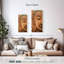 Buddhist Wood Carved Buddha Canvas Print-1688888244