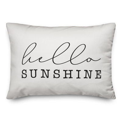 Housse et insert de coussin d'extérieur Hello Sunshine