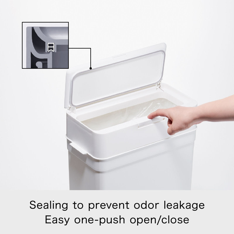 Poubelle sans odeur Seal 6,6 gal, Gris