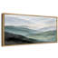 Abstrait paysage de montagne brumeux, photos de salon serein, impression sur toile encadrée-126054289-126054296