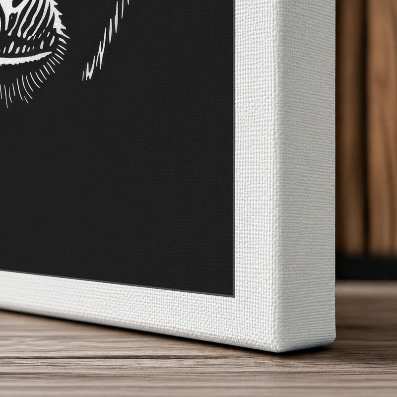 Gorilla Confrontation Modern - Wrapped Canvas, 24x16 - 61.0 x 40.6 cm, White Border
