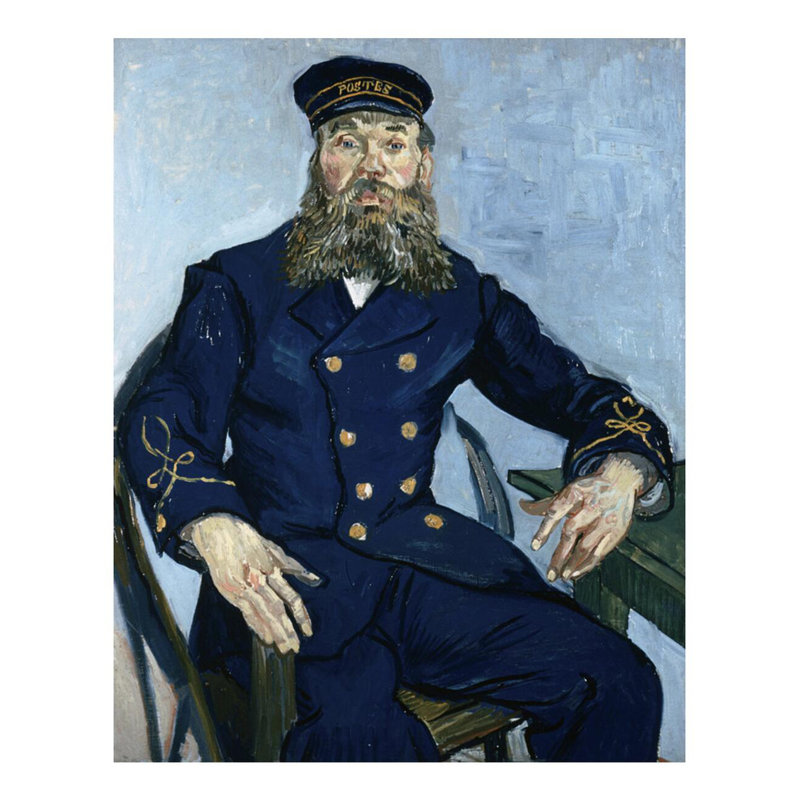 «Postman Joseph Roulin» par Vincent van Gogh - Estampe numérique, H 28 po x l 22 po